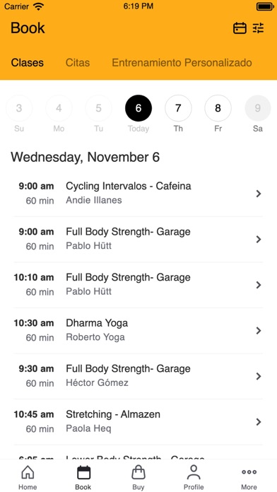 La Fábrica Wellness Screenshot