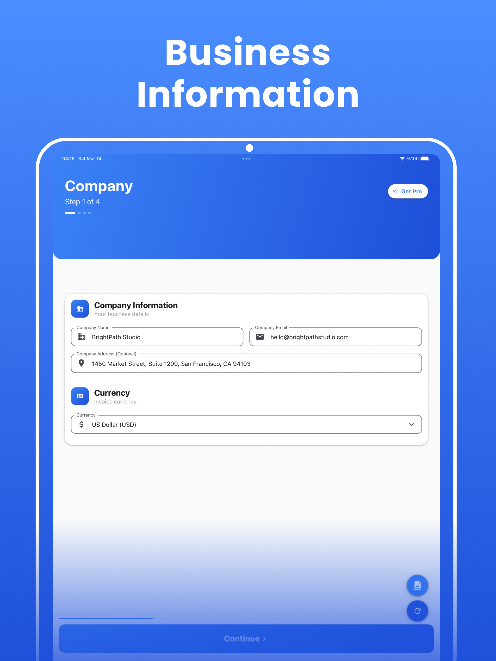 Invoice Generator : BillMaster