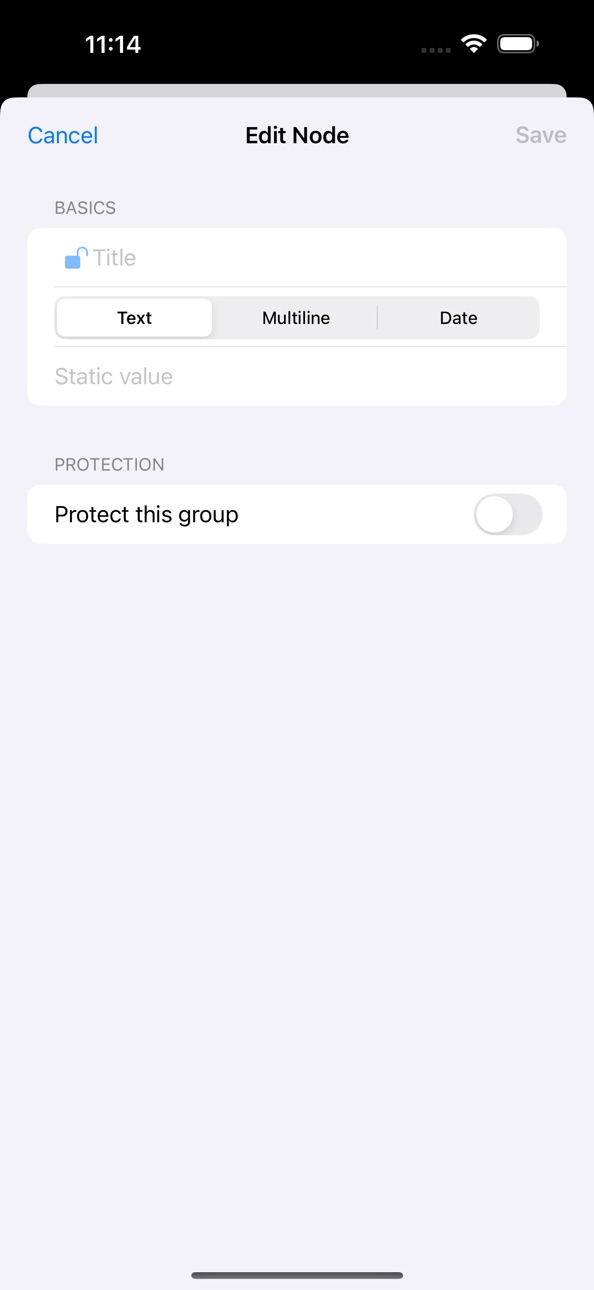 iPhone screenshot