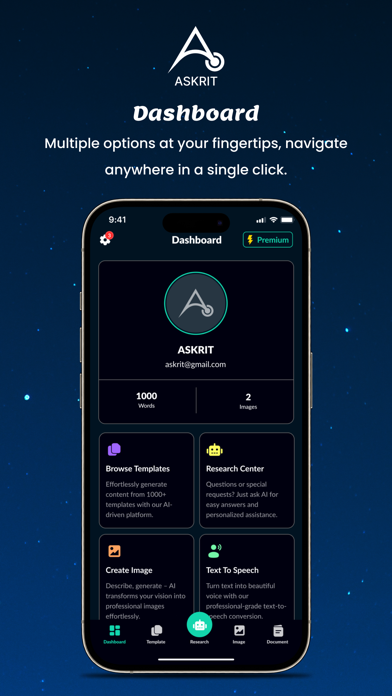 Kedvik AI - Research App screenshot
