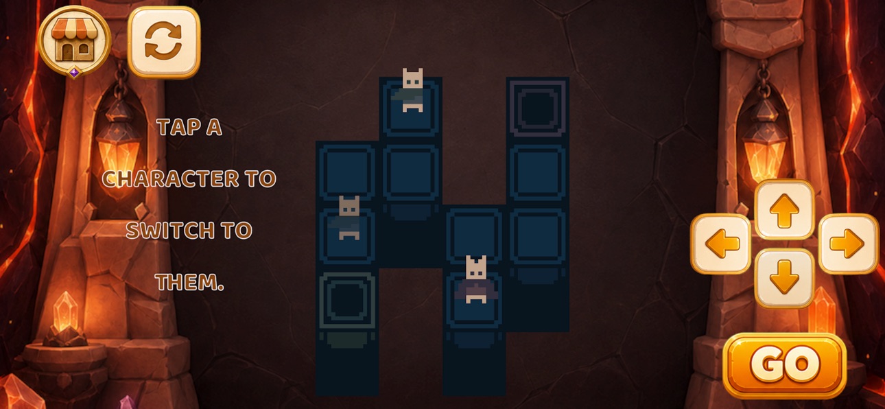 Screenshot 3 of Bunny Paths: Twin Escape