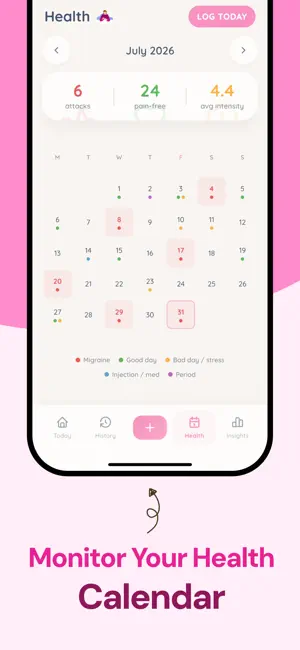 Migraine Tracker & Pain Diary screenshot 3