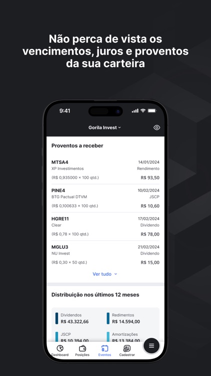 Gorila: gestão de investimento screenshot-5