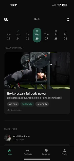 Upp – Coaching & Workouts screenshot 1