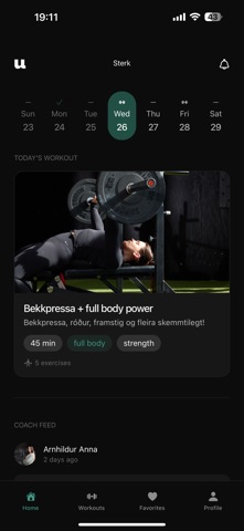 Upp – Coaching & Workouts Screenshot 1 of 5