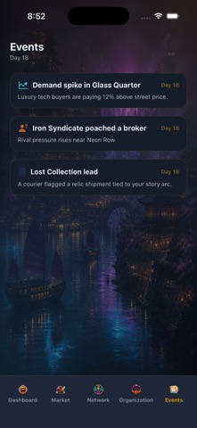 Black Market Tycoon iPhone screenshot