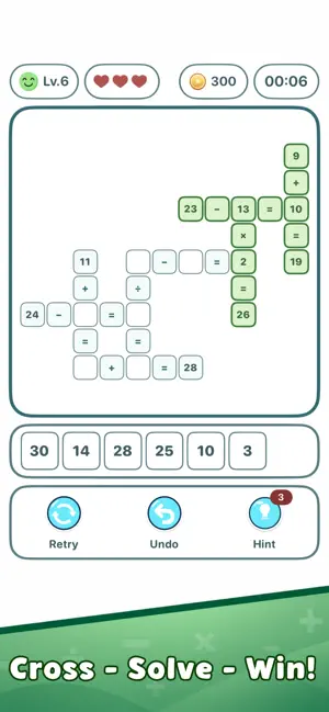 CrossMath: Dogdoku Puzzle screenshot 1