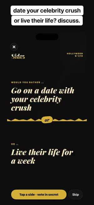 Sides: Would You Rather screenshot 3
