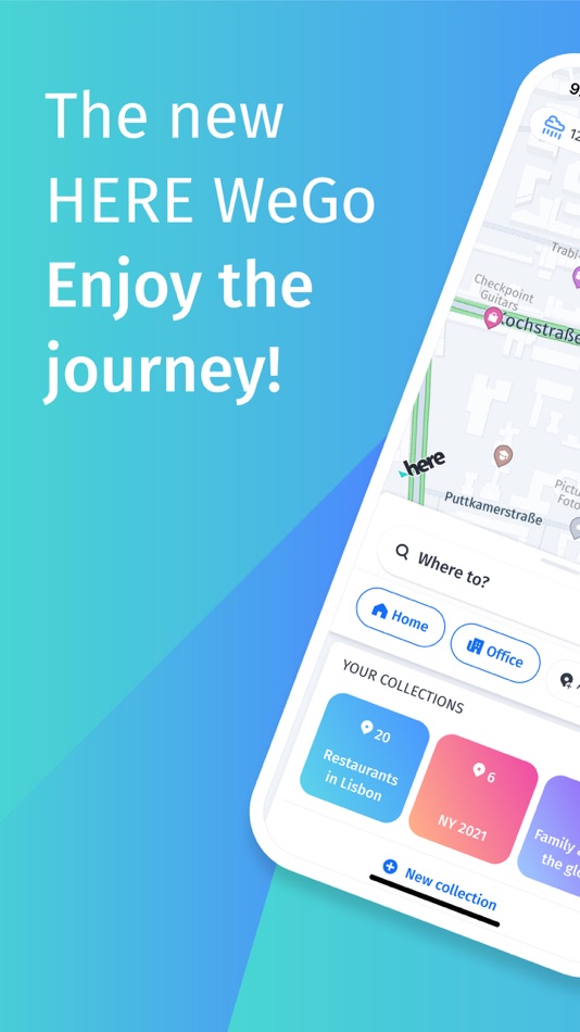 #1. HERE WeGo Maps & Navigation (iOS) Podle: HERE Europe B.V.
