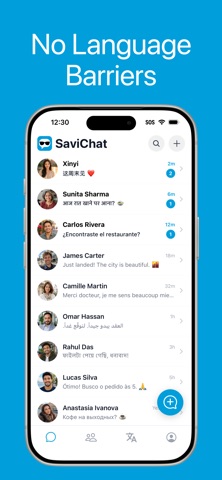 SaviChat screenshot