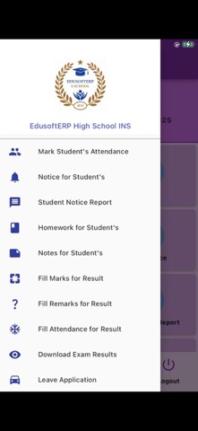 EdusoftERP High School INS screenshot