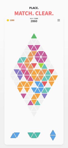 Triamond - Triangle Puzzle iPhone screenshot