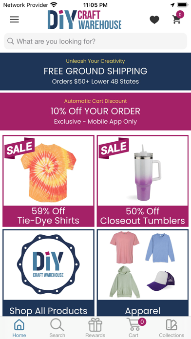 DIY Craft Warehouse Screenshot