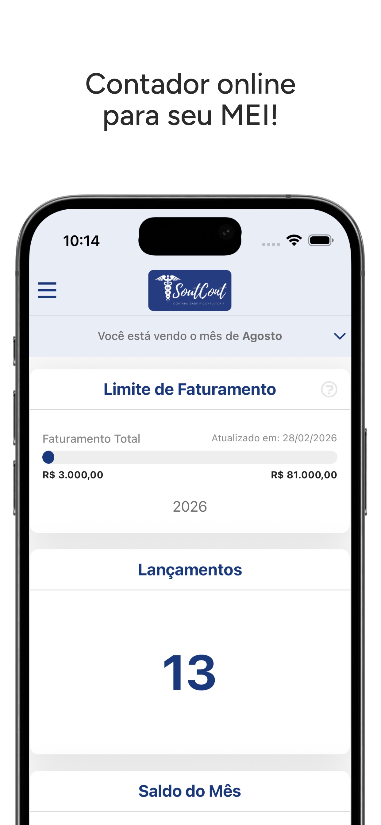 Screenshot 1 of SoutCont Contabilidade