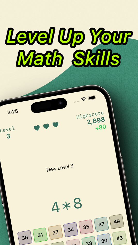 #1. Math Game For Learning (iOS) By: Kirusanth Schenkenberg van Mierop