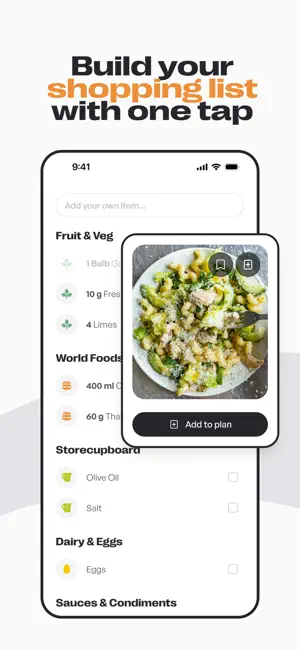 Mob: Meal Planner and Recipes iPhone screenshot 4