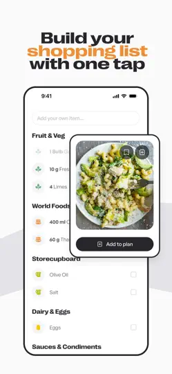 Capture d'écran de Mob: Meal Planner And Recipes sur iPhone 4
