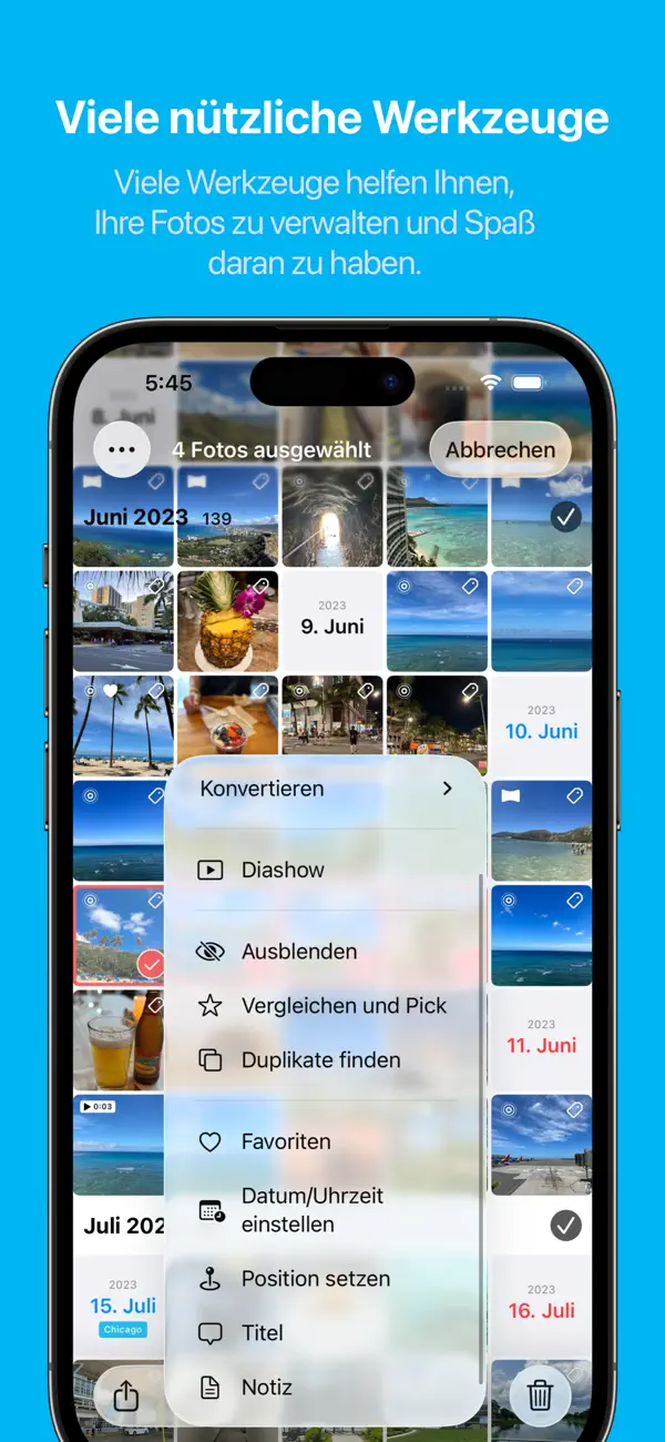 HashPhotos iPhone App Screenshot 5 – Foto & Video