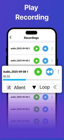 Reverse Audio Singing: RevOni Screenshot 4 of 4