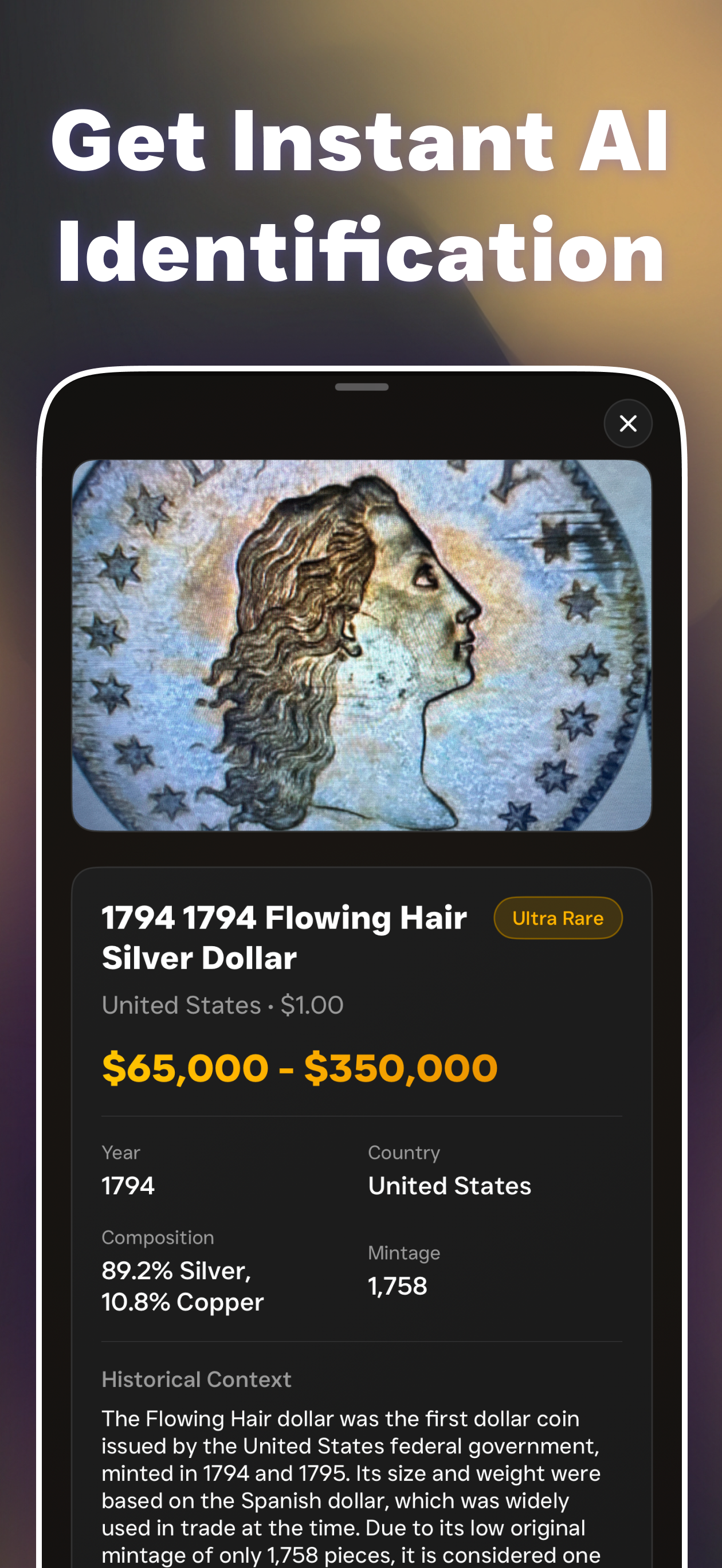 Coin Value Identifier Scanner screenshot 2