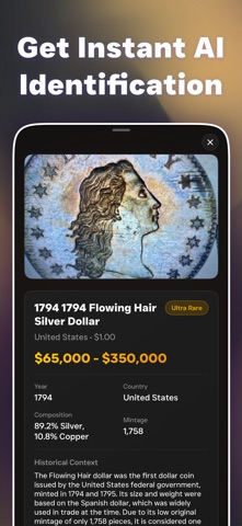 Coin Value Identifier Scanner Screenshot 2 of 5