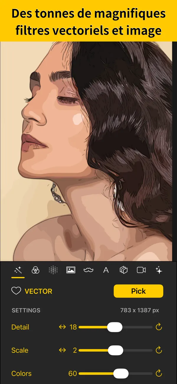 Screenshot #1 pour SDFX - superbes filtres d'art