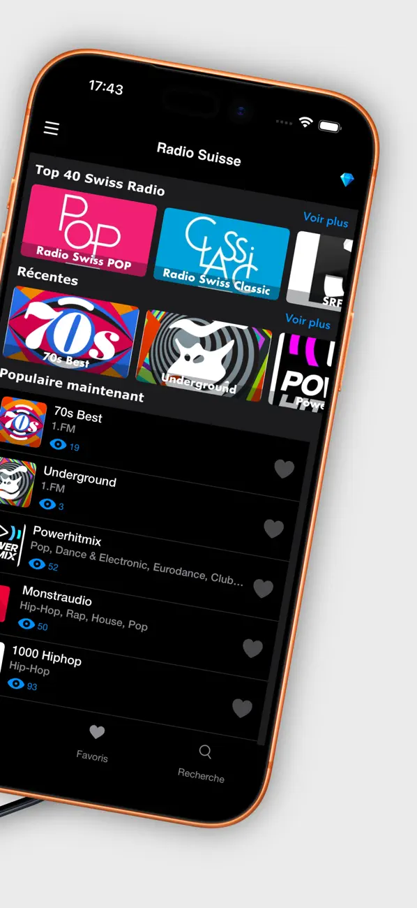 Screenshot #2 pour Radio Suisse Online