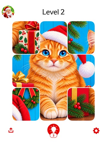 Christmas Puzzle - Paint Art iPad screenshot