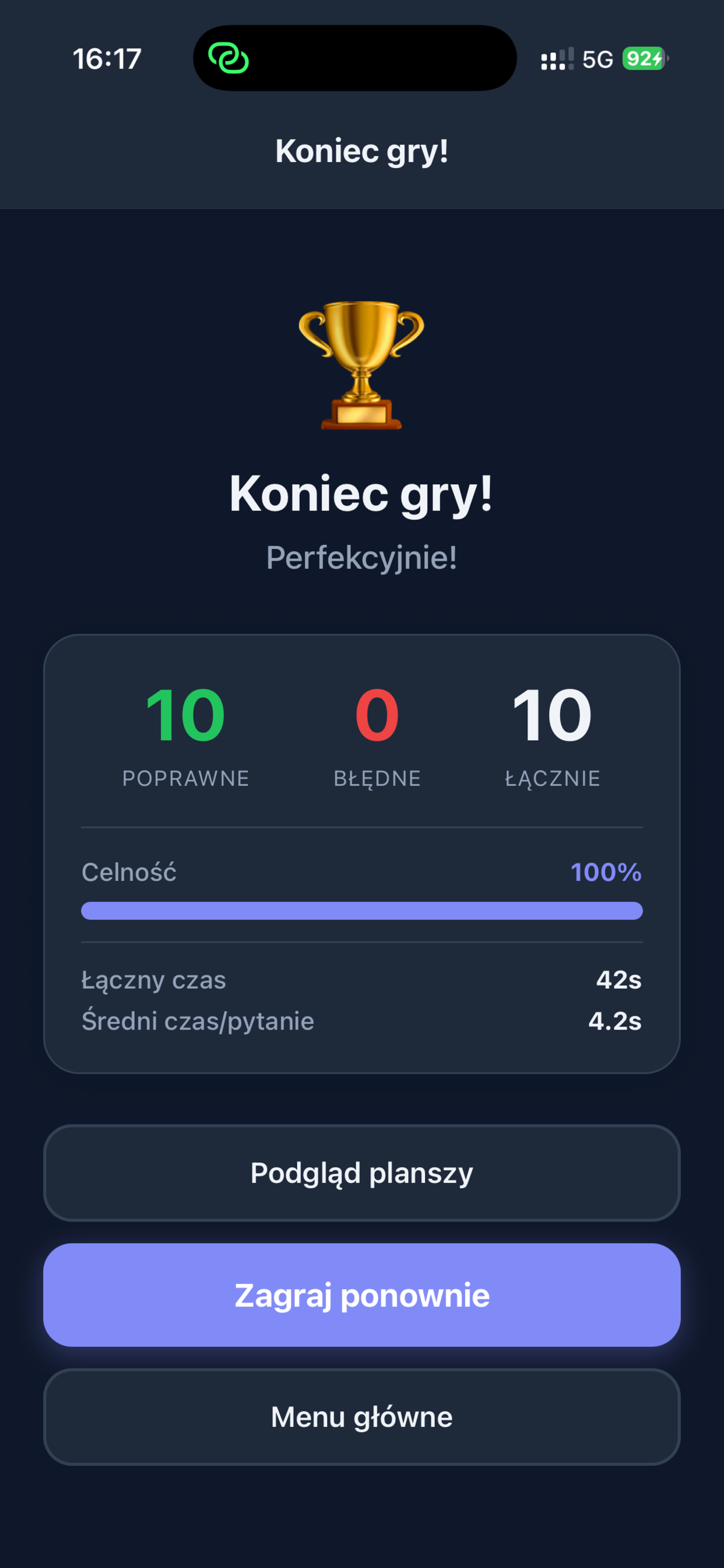 Tabliczka Mnożenia screenshot 3