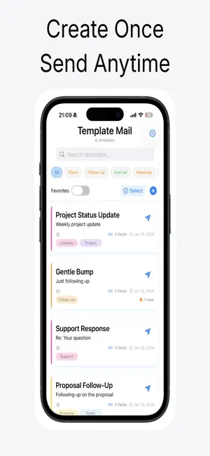 Template Mail screenshot 1