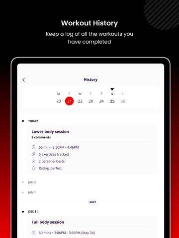 Brad Gould Training iPad screenshot