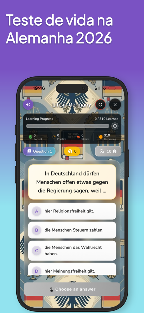 Lumini: B1 Deutsch Prüfung screenshot 10