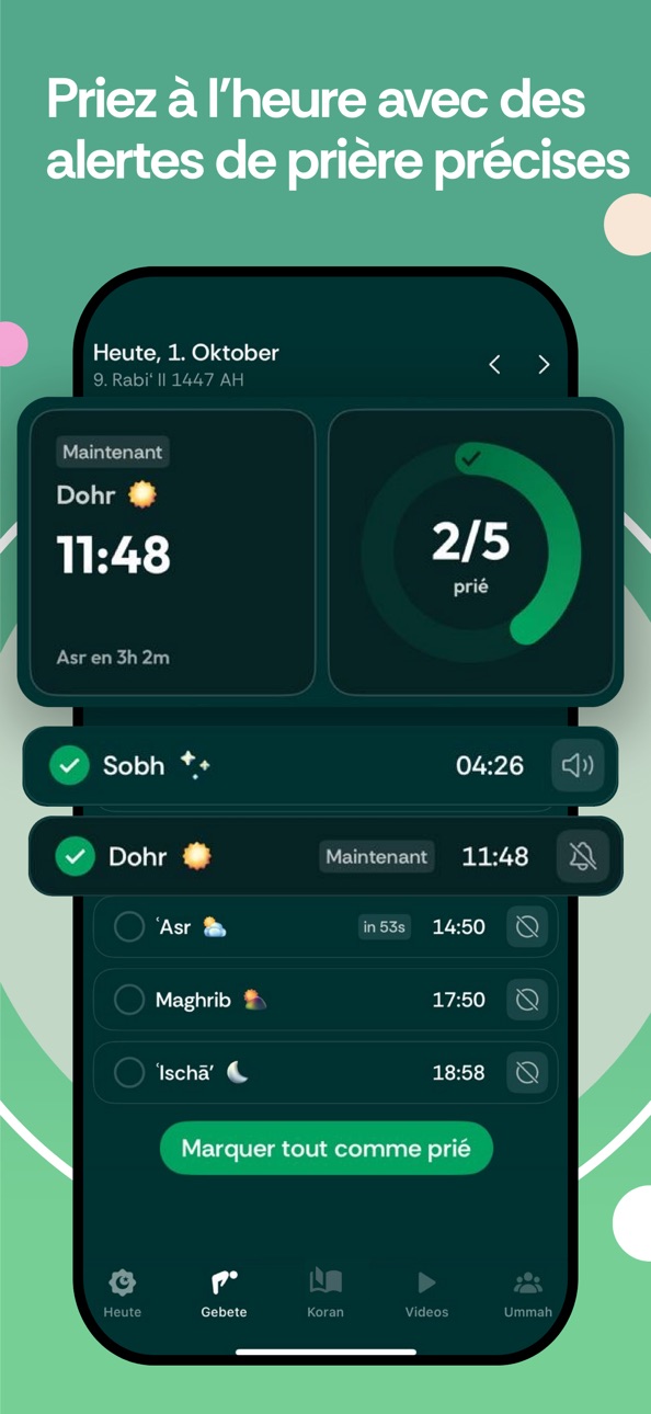 Muslim Pro: Quran & Athan iOS Mod IPA screenshot 1 - iOS game interface