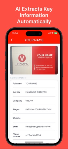 Quick Card Scanner screenshot