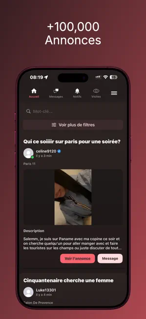 Wannonce iPhone screenshot 2