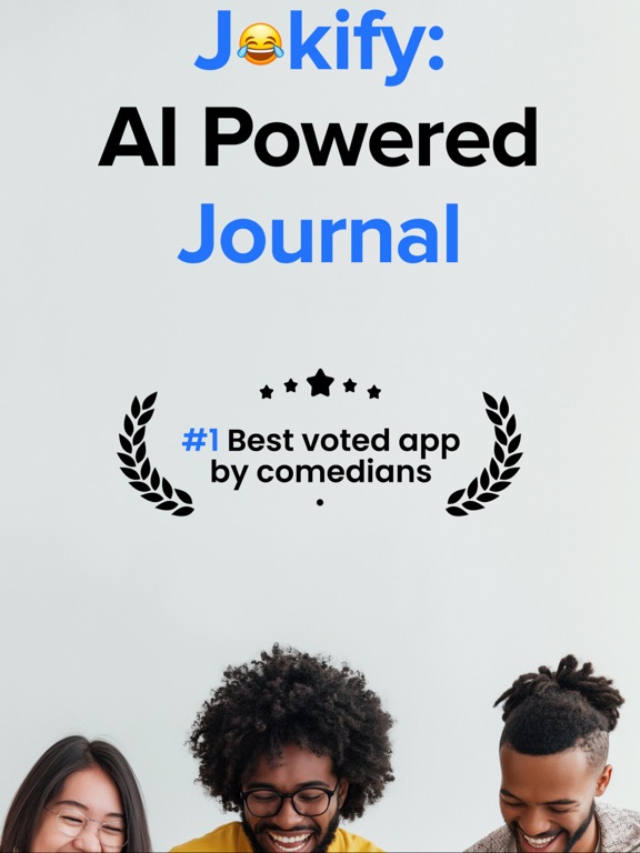 Jokify: AI Joke Journal iPad screenshot 1 - Entertainment app