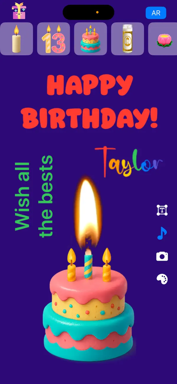 Screenshot #2 pour Bougie D'anniversaire