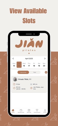 Jian Pilates iPhone screenshot