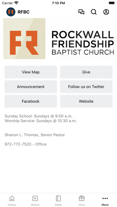 Rockwall Friendship Church Screenshot