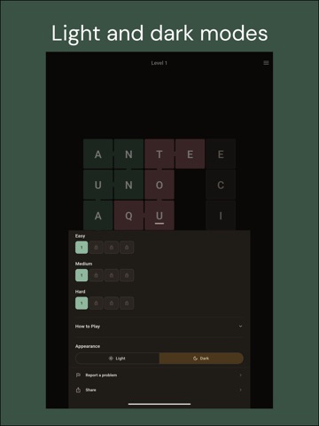Wend Word Search iPad screenshot