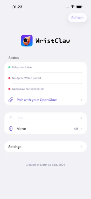 WristClaw screenshot 1