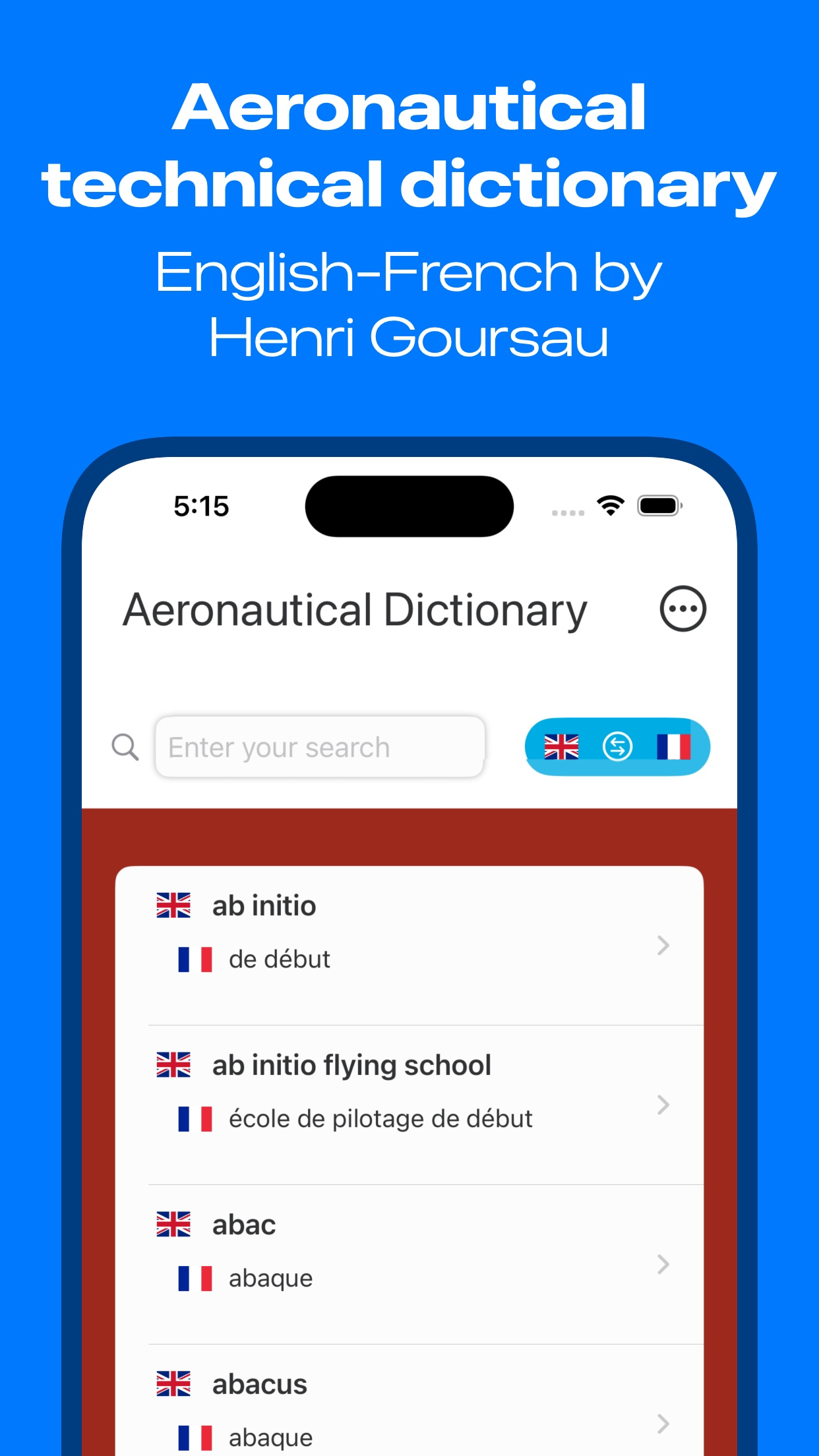 Aeronautical glossary