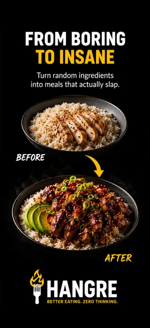 Hangre AI: Fridge to Recipes screenshot 1