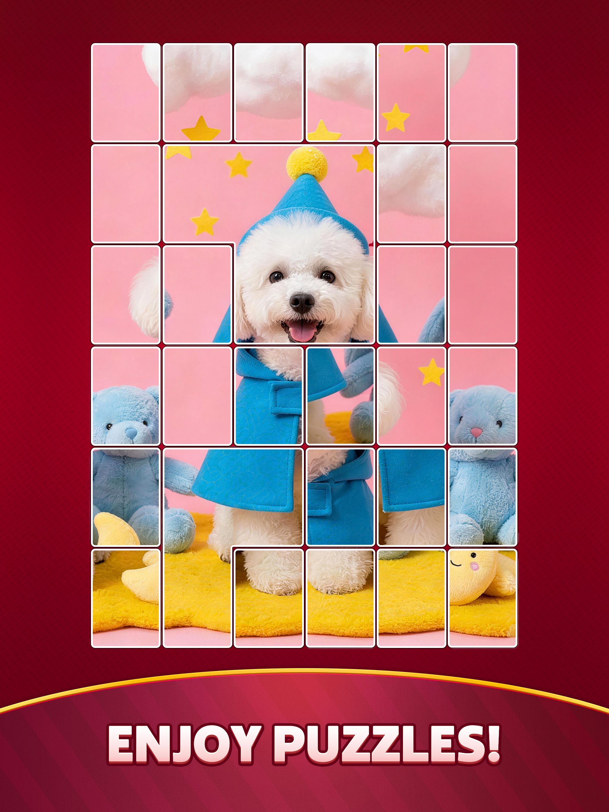 Jigsaw Square-Solitaire Puzzle