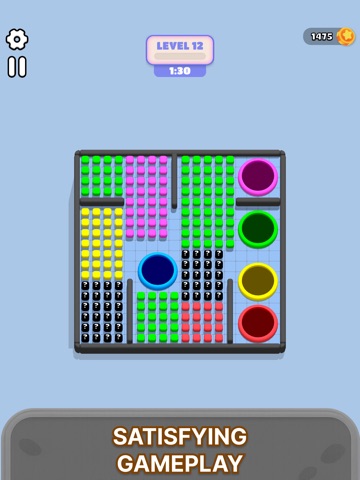 Hole Slide! Blocks Fall iPad screenshot