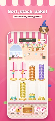 Macaron Stack: Sort & Merge screenshot 1