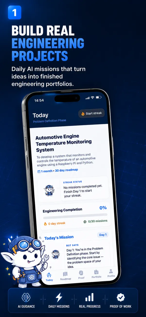 Screenshot #1 pour Enginr: AI Project Builder