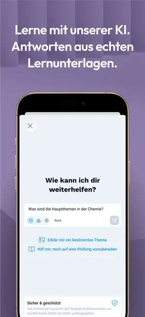 Studydrive: Uni Lernzettel, AI iPhone screenshot 4