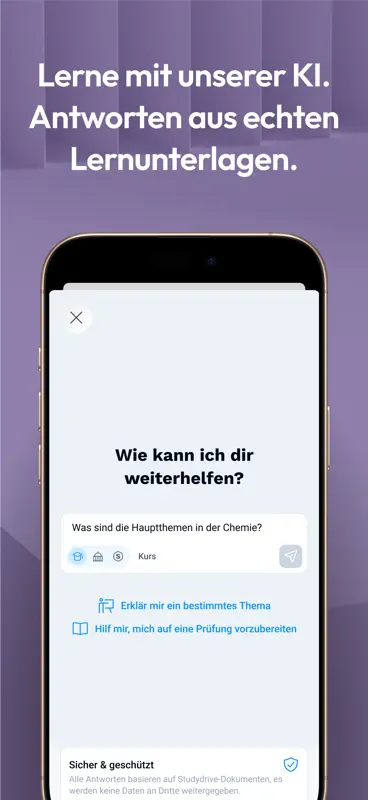 Studydrive: Uni Lernzettel, AI screenshot 4 of 8