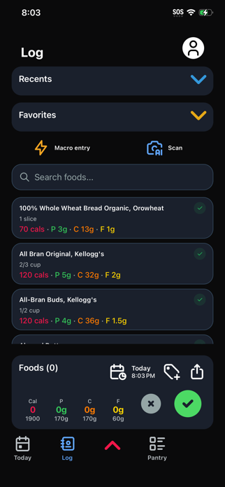 Macro Tracker - Vitalos Screenshot 2 of 10